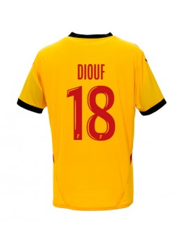 Billige RC Lens Andy Diouf #18 Hjemmedrakt 2024-25 Kortermet